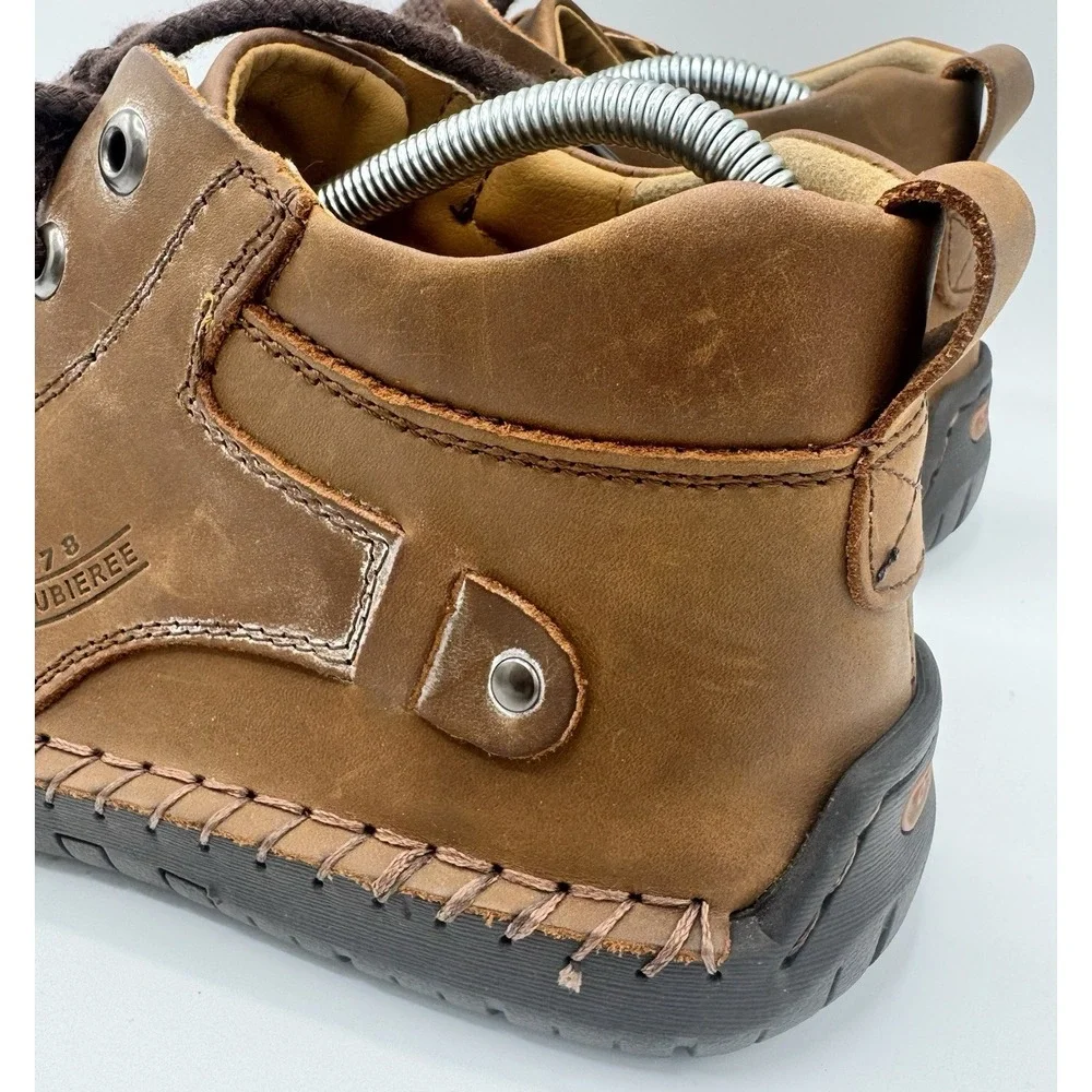Mens Size 42 Fashion 5 1978 Hand Stiched Mictofiber Leather Ankle Boots
